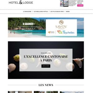 Page d'accueil Hotel & lodge - L'actu & news