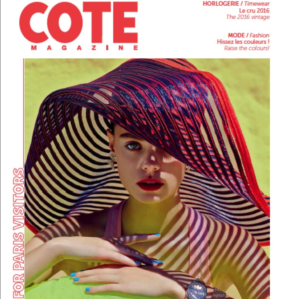 Couverture de COTE Magazine For Paris Visitors