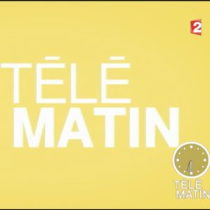 Emission de TV Telematin Marie-Dominique Perrin
